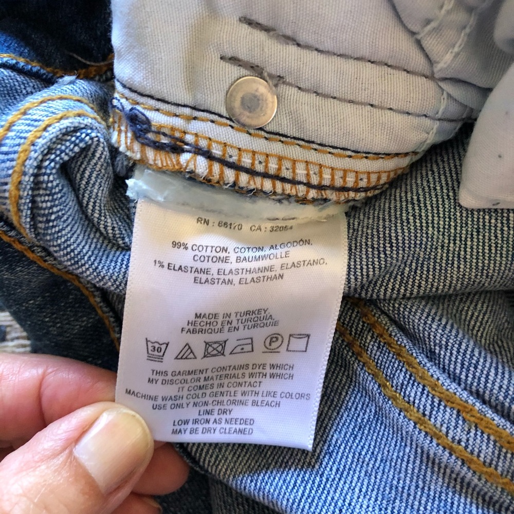 Anthropologie pilcro&letterpress silver tux Jean - Picture 9 of 9